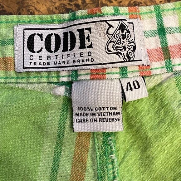 CODE Size 38” Waist  Golf Walking Colorful Shorts - Picture 3 of 3